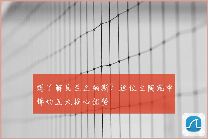 想了解瓦兰丘纳斯？这位立陶宛中锋的五大核心优势